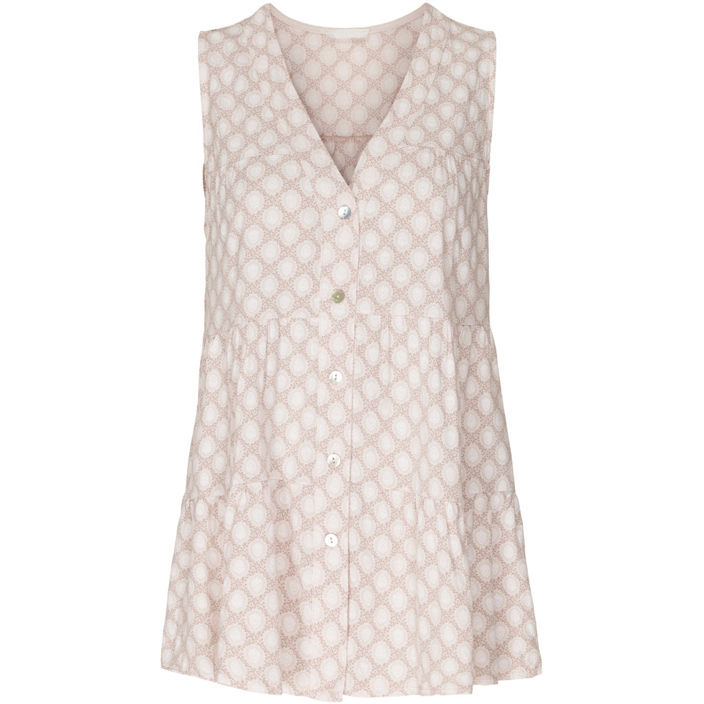 MARTA DU CHATEAU Marta dame top 777100 Restudsalg Light Pink