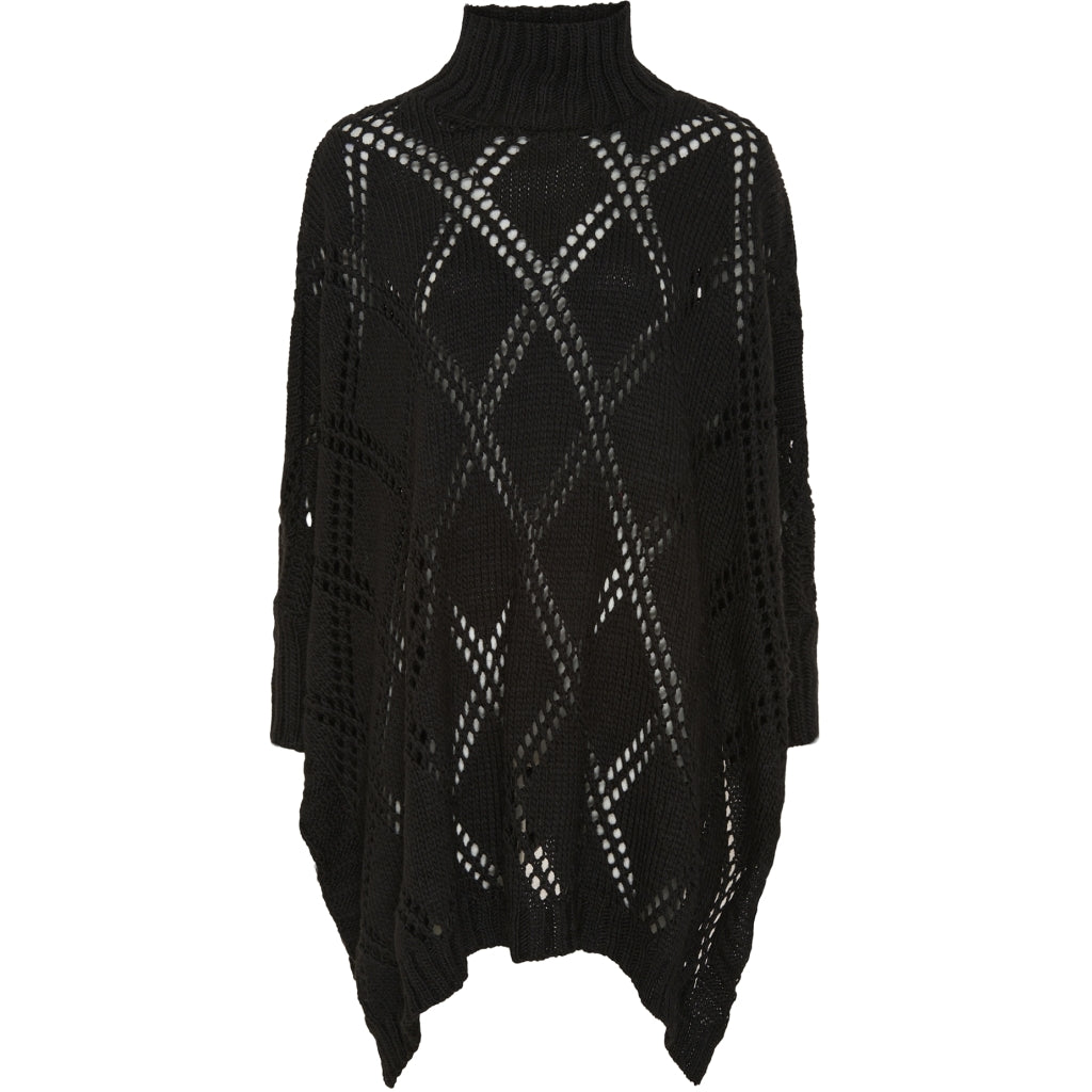 MARTA DU CHATEAU Marta du Chateau Dame poncho 3999 Restudsalg Black