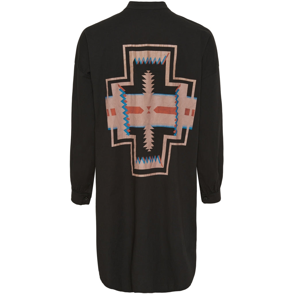 MARTA DU CHATEAU Marta du Chateau Dame shirt 5449 Shirt Print 1 Black