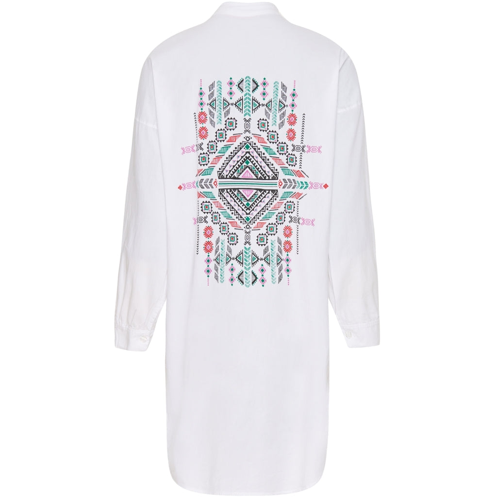 MARTA DU CHATEAU Marta du Chateau Dame shirt 5449 Shirt Print 2 White
