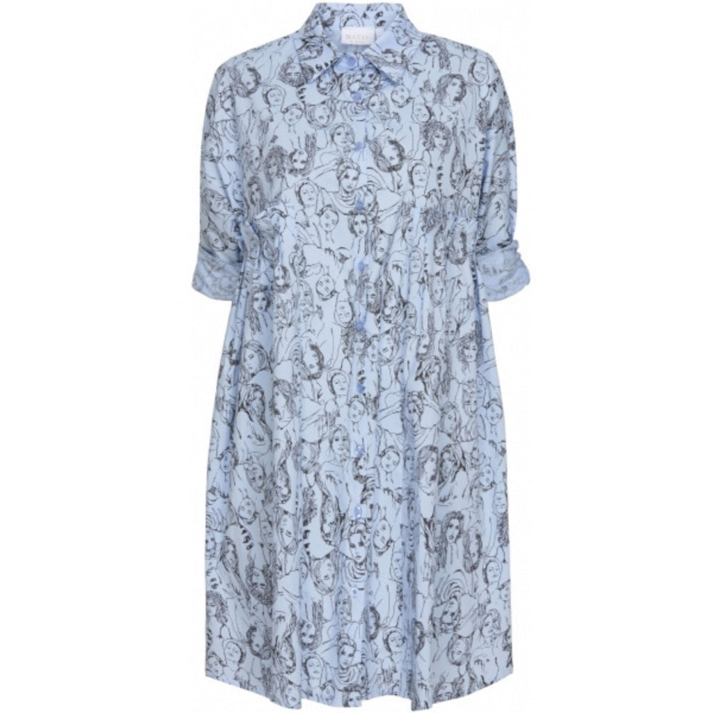 MARTA DU CHATEAU Marta du Chateau Kjole 38993A Restudsalg Light blue