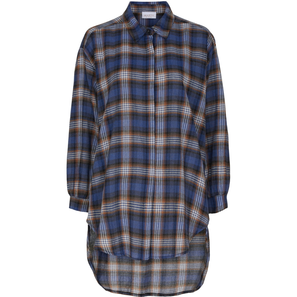 MARTA DU CHATEAU Marta du Chateau Skjorte ss83215 Shirt Blue
