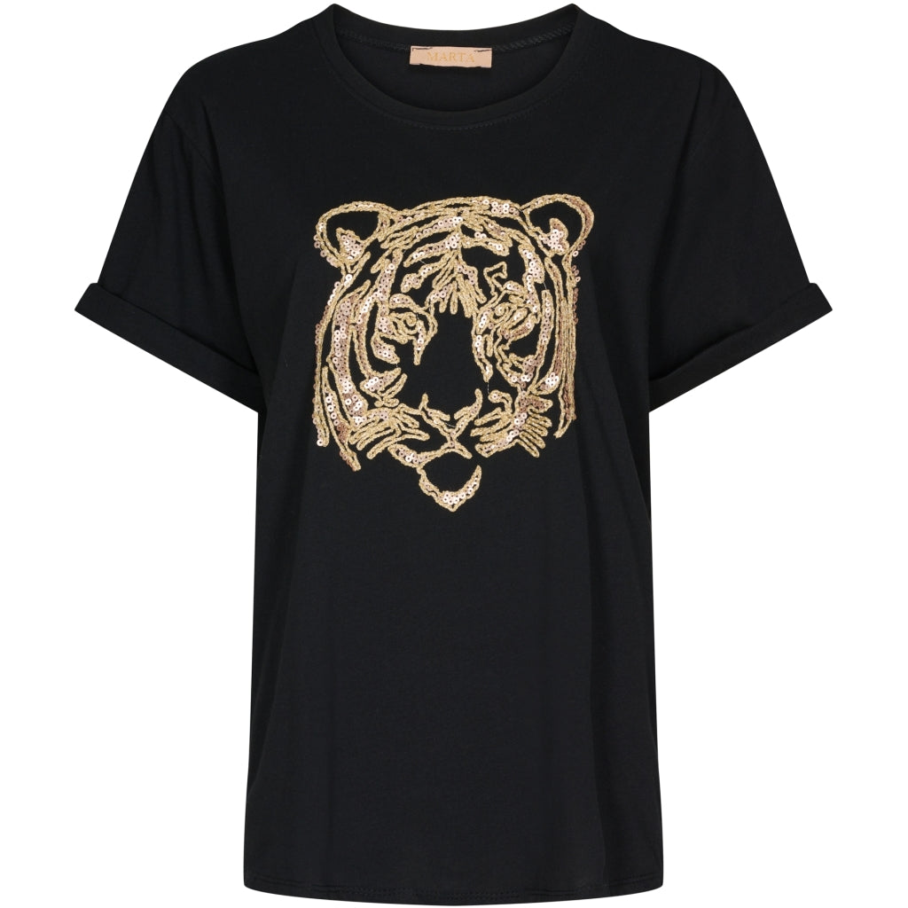MARTA DU CHATEAU Marta du Chateau T-Shirt D545 Restudsalg Black
