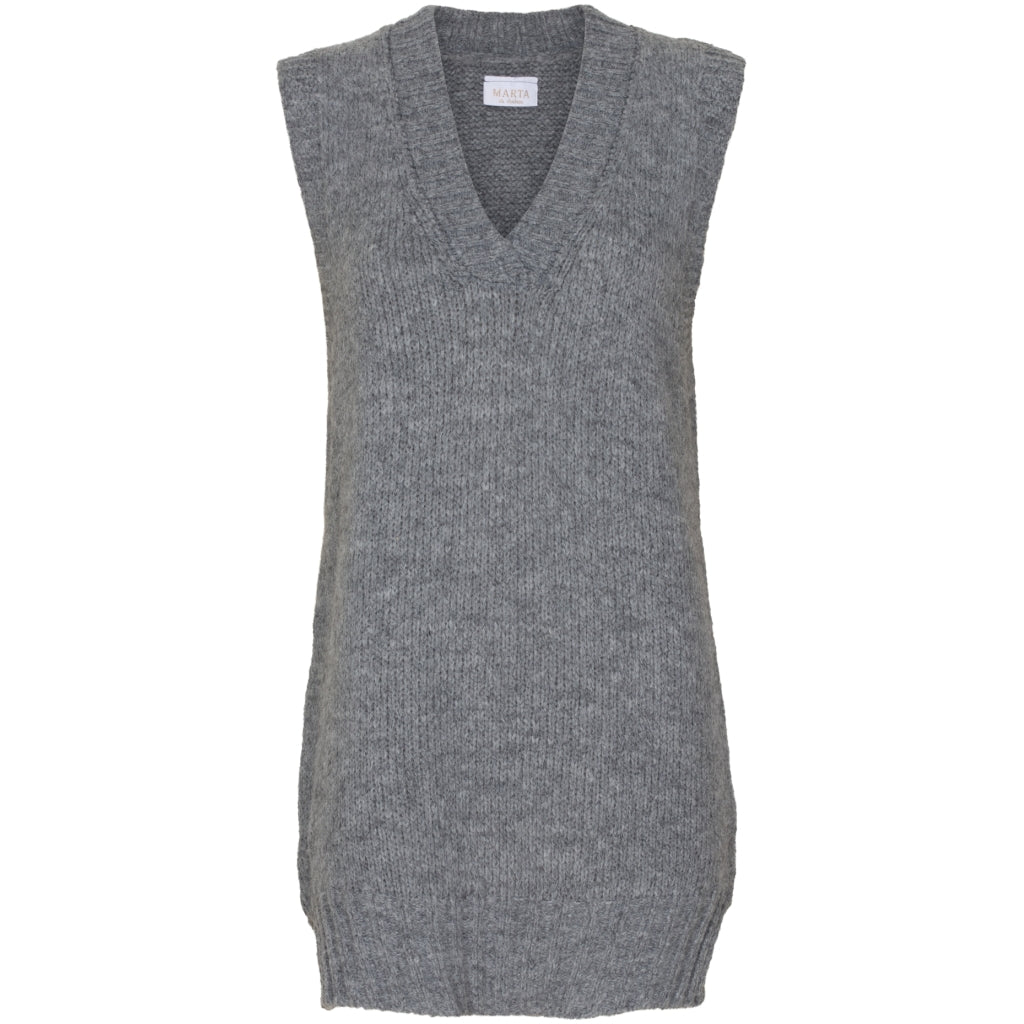 MARTA DU CHATEAU Marta du Chateau Vest 201207 Restudsalg Grey