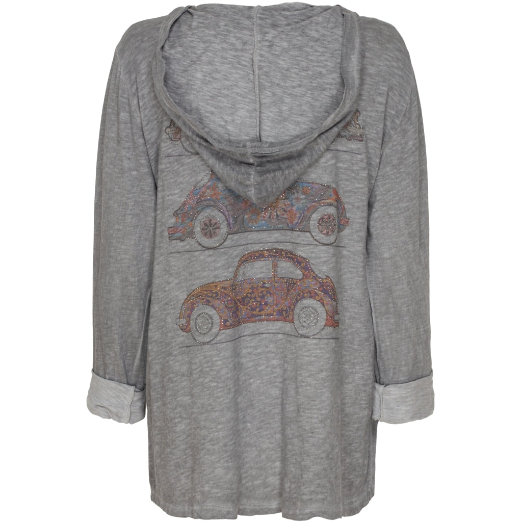 MARTA DU CHATEAU Marta du Chateau bluse 4487 Restudsalg Grey