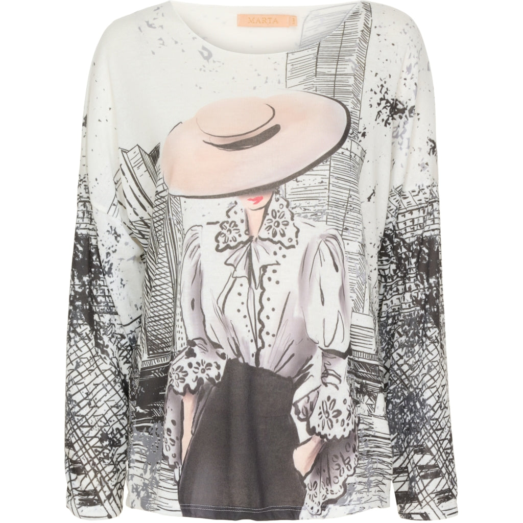 MARTA DU CHATEAU Marta du Chateau bluse 82305 Restudsalg Beige