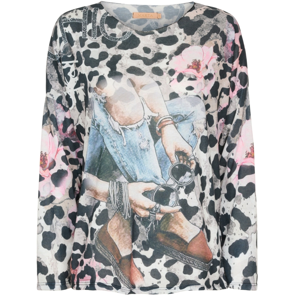 MARTA DU CHATEAU Marta du Chateau bluse 82305 Restudsalg Black