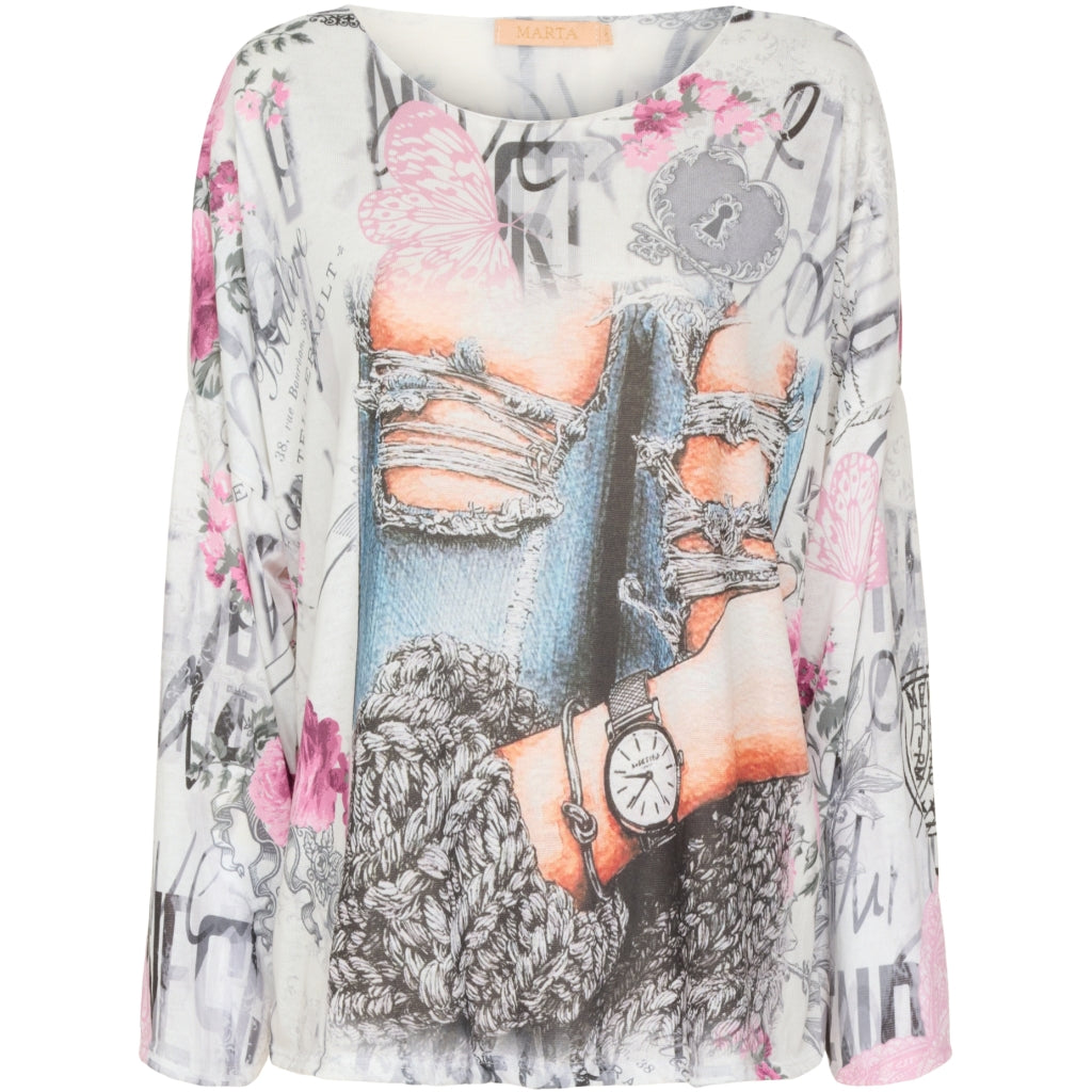 MARTA DU CHATEAU Marta du Chateau bluse 82305 Restudsalg Rose