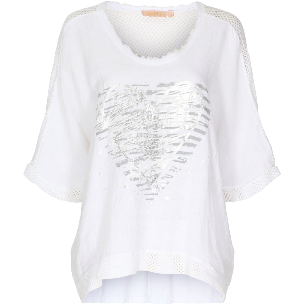 MARTA DU CHATEAU Marta du Chateau dame Sweat D2013 Restudsalg White