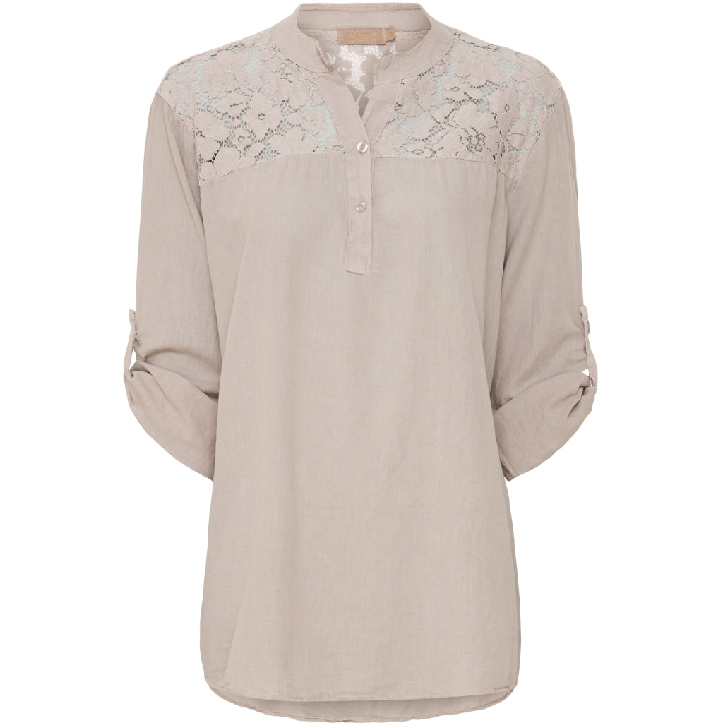 MARTA DU CHATEAU Marta du Chateau dame bluse 20325 Restudsalg Beige