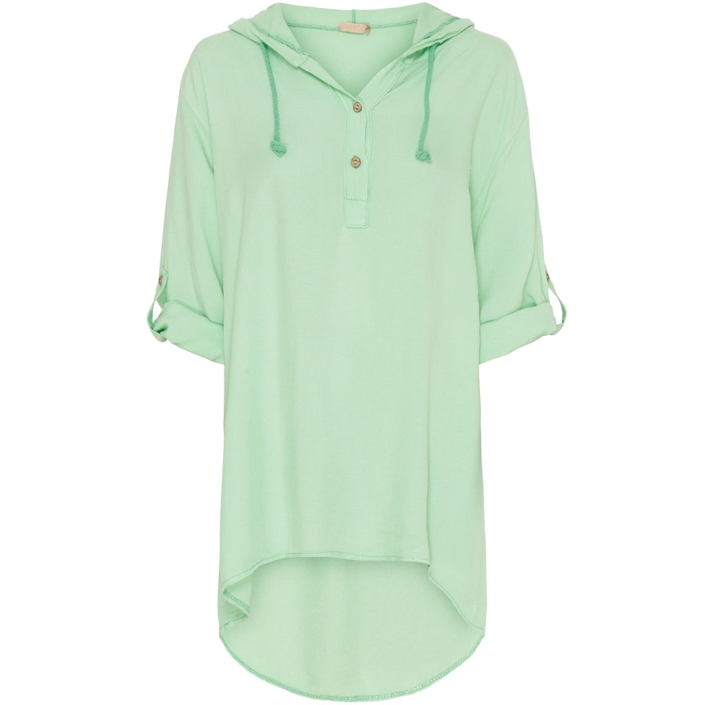 MARTA DU CHATEAU Marta du Chateau dame bluse 31255 Restudsalg Aqua as print