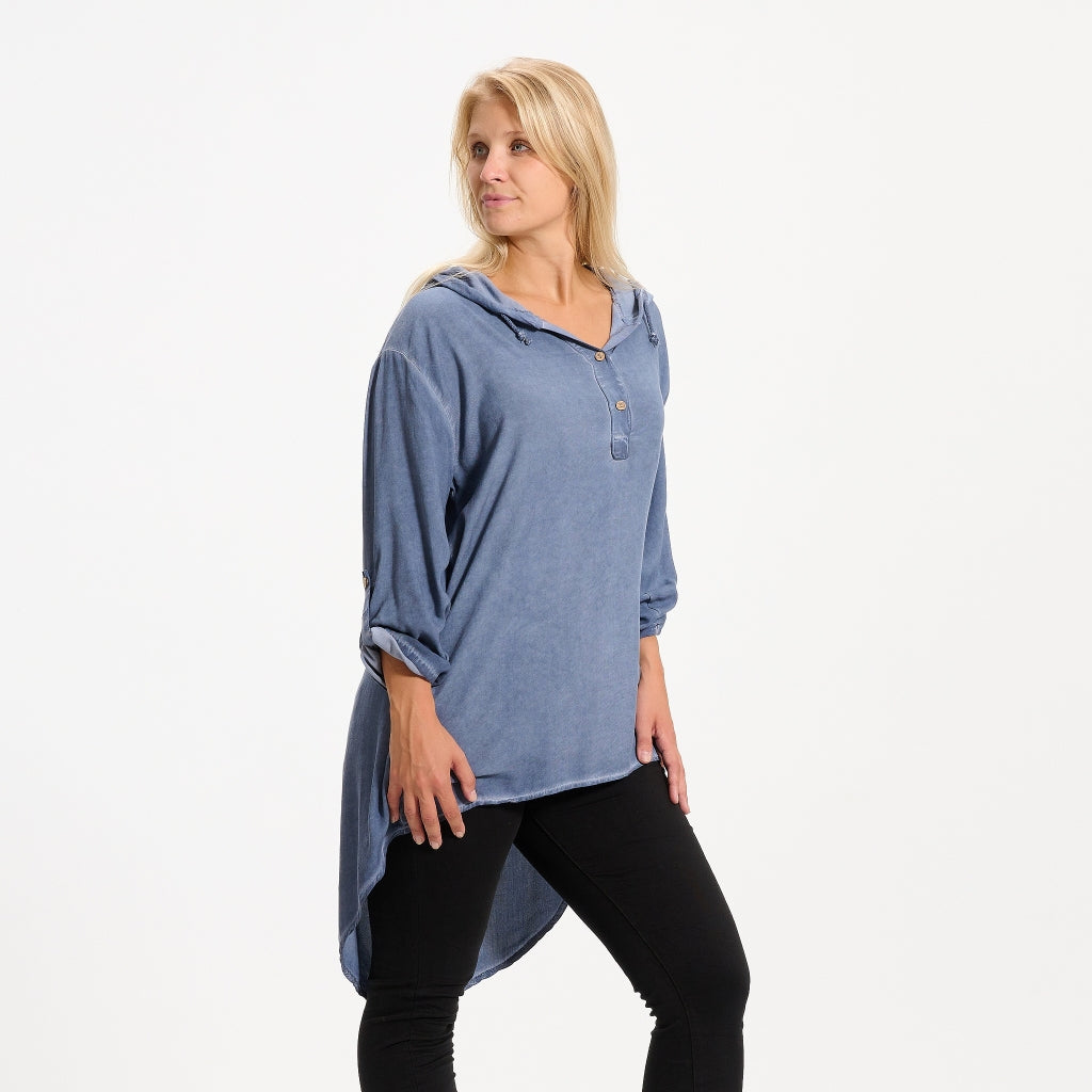 MARTA DU CHATEAU Marta du Chateau dame bluse 31255 Tunica Coldwash Jeans
