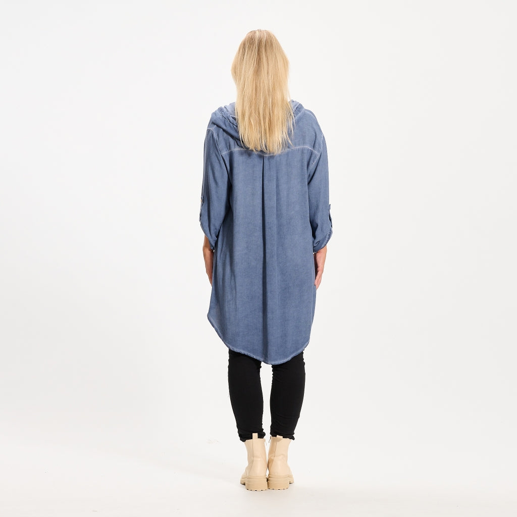 MARTA DU CHATEAU Marta du Chateau dame bluse 31255 Tunica Coldwash Jeans