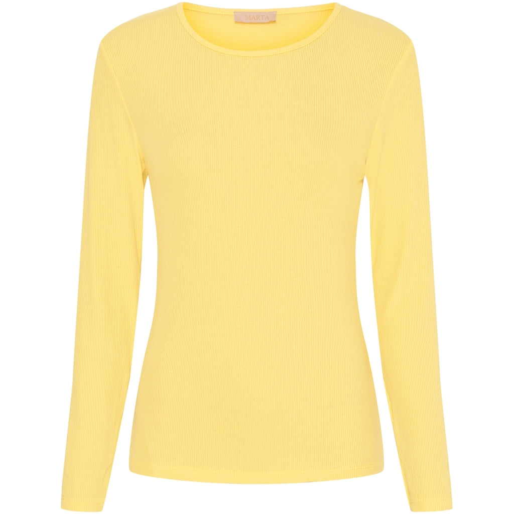MARTA DU CHATEAU Marta du Chateau dame bluse 4906 T-shirt Giallo