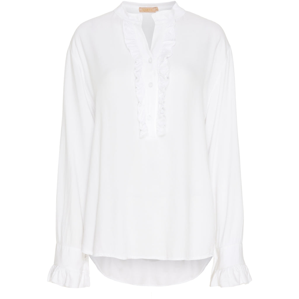 MARTA DU CHATEAU Marta du Chateau dame bluse 4942 Restudsalg White