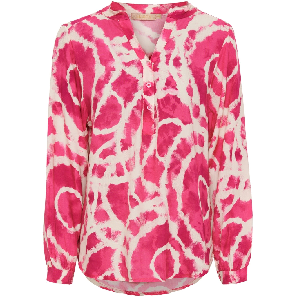 MARTA DU CHATEAU Marta du Chateau dame bluse 8128 Print Restudsalg Orchidea