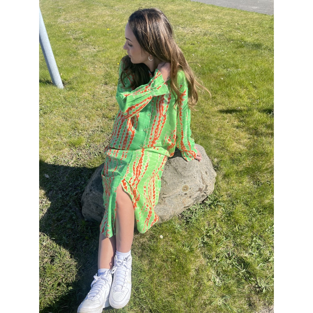 MARTA DU CHATEAU Marta du Chateau dame kjole 4991 Dress Bottega Green