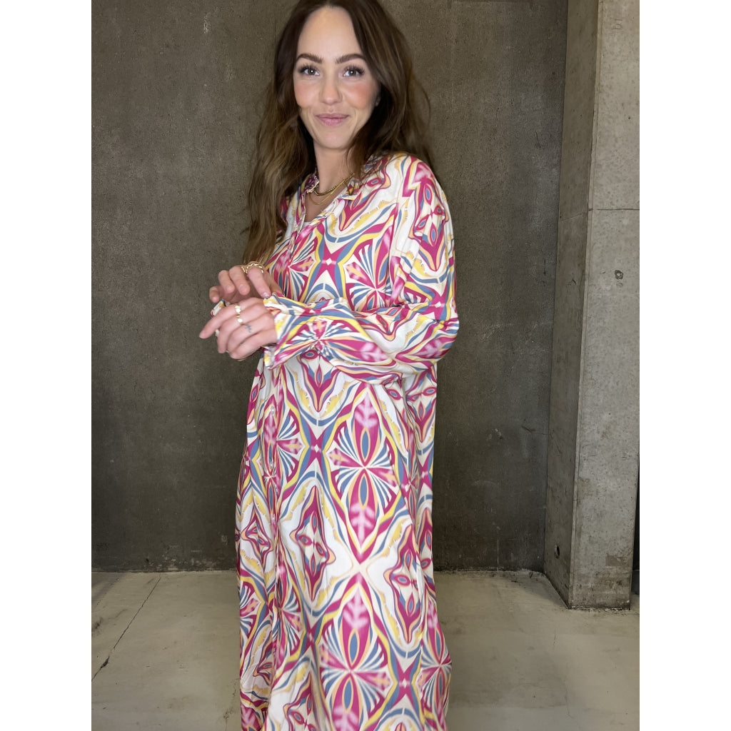 MARTA DU CHATEAU Marta du Chateau dame kjole 4991 Dress Fuxia new
