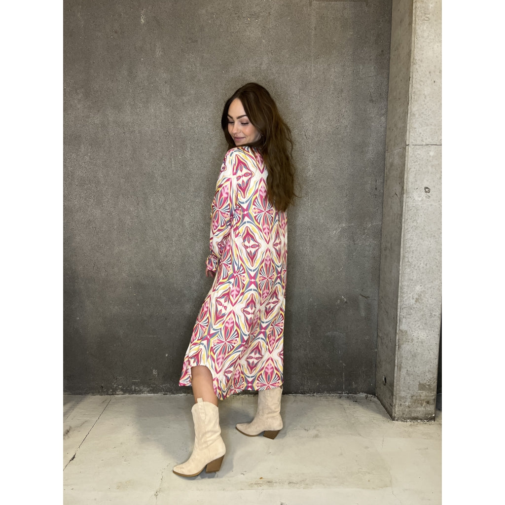 MARTA DU CHATEAU Marta du Chateau dame kjole 4991 Dress Fuxia new