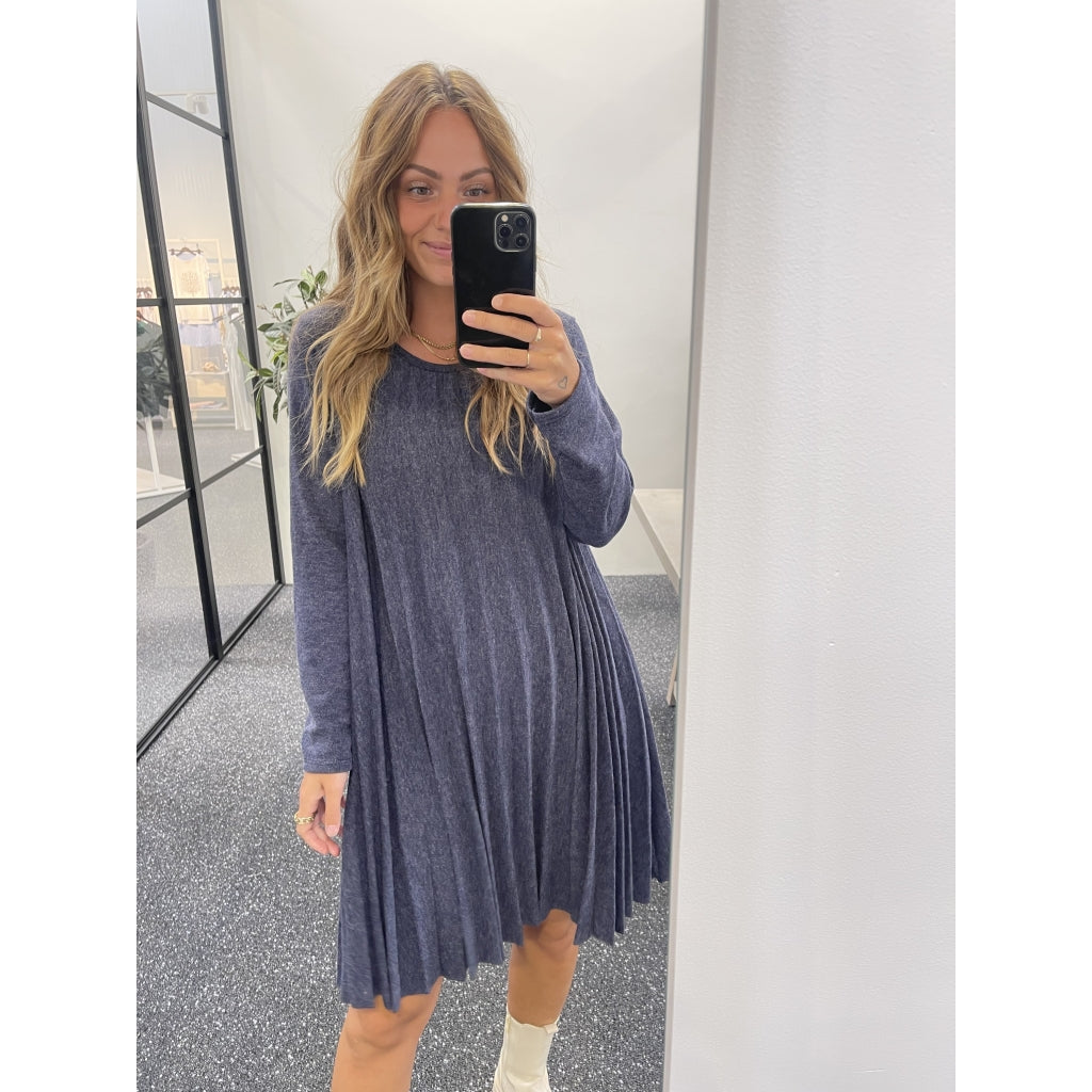 MARTA DU CHATEAU Marta du Chateau dame kjole 71653 Dress Denim Blue