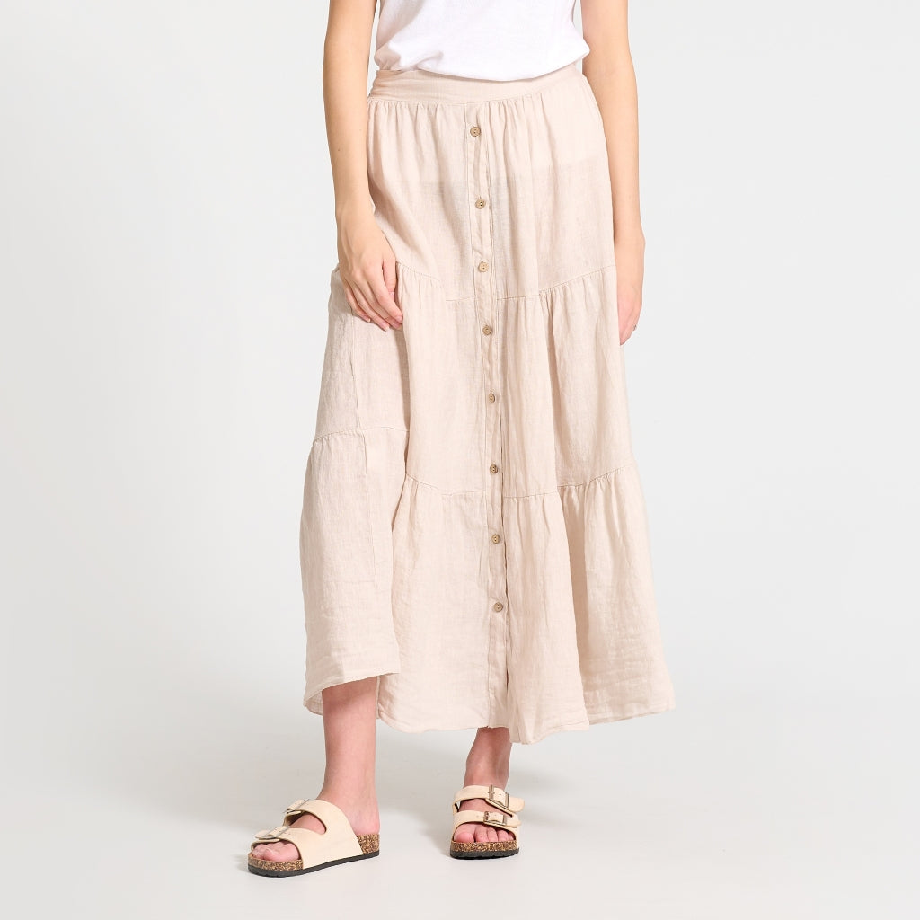 MARTA DU CHATEAU Marta du Chateau dame nederdel 7188 Skirt Sabbia