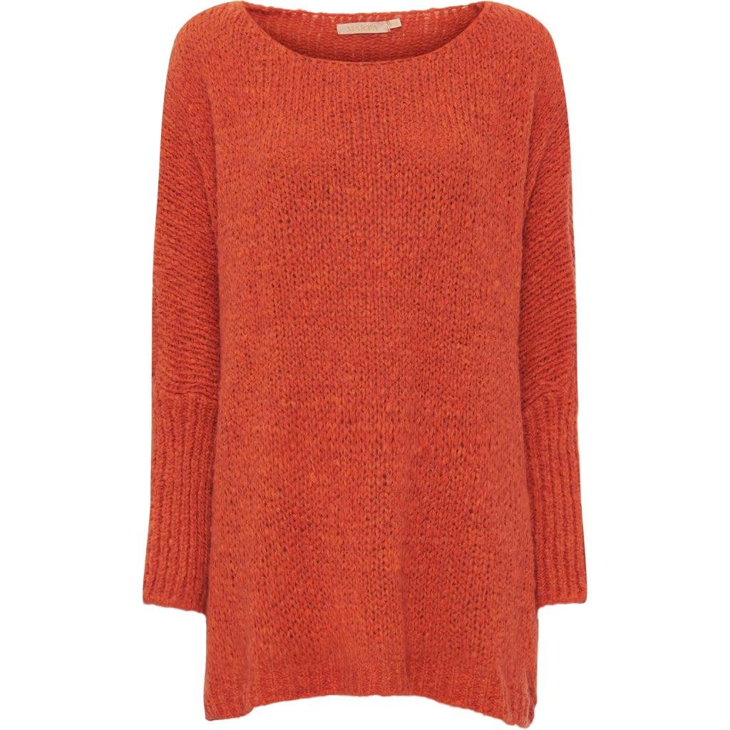 MARTA DU CHATEAU Marta du Chateau dame strik 340 Knit Arancio