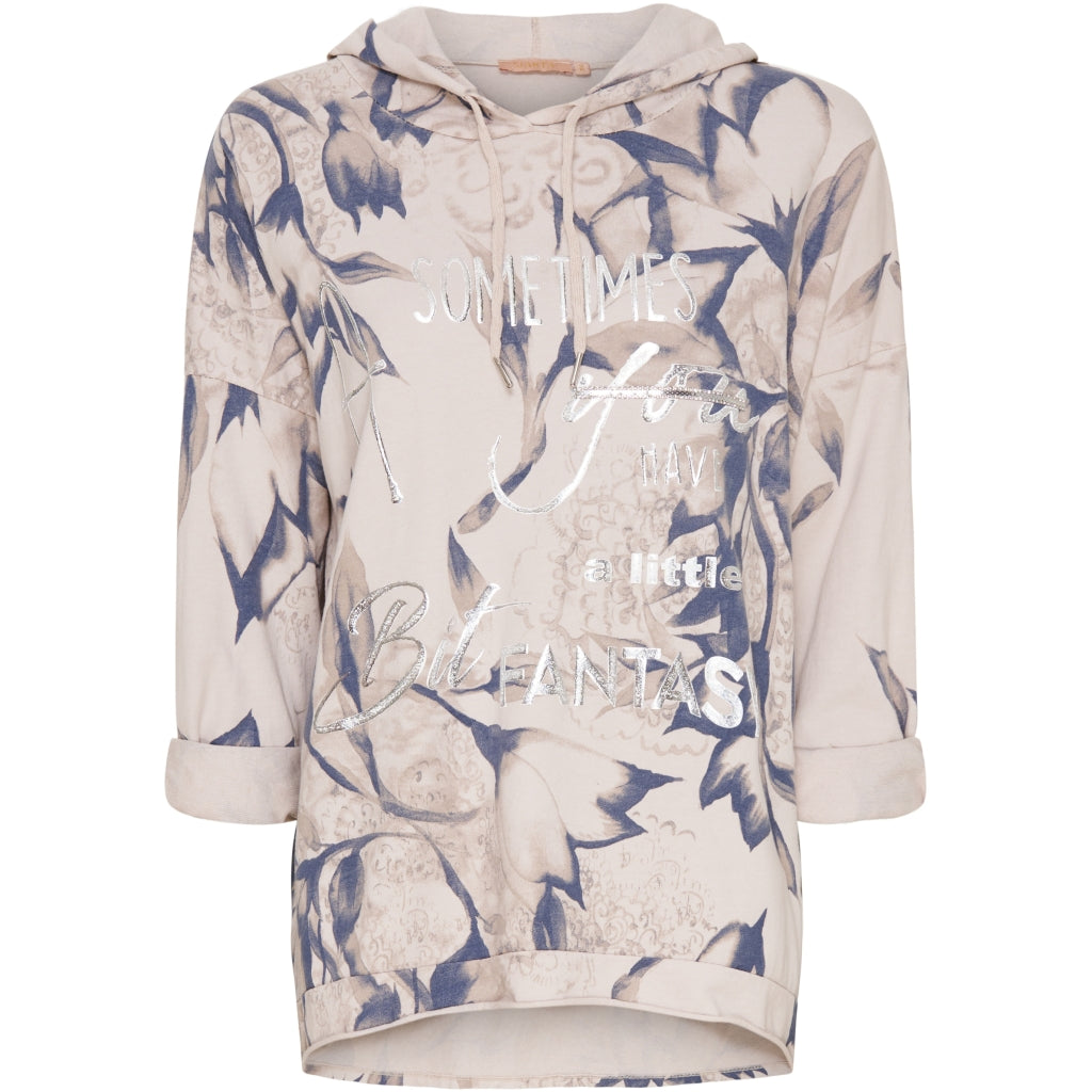 MARTA DU CHATEAU Marta du Chateau dame sweatshirt 13277 Restudsalg Beige