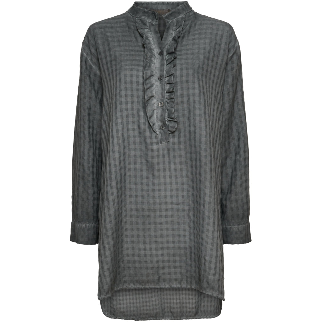 MARTA DU CHATEAU Marta du Chateau dame tunika 4879 Restudsalg Black Washed