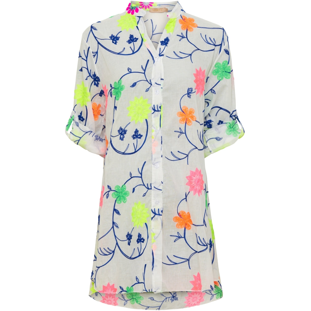 MARTA DU CHATEAU Marta du Chateau skjorte 2699 Restudsalg Fluo Flower