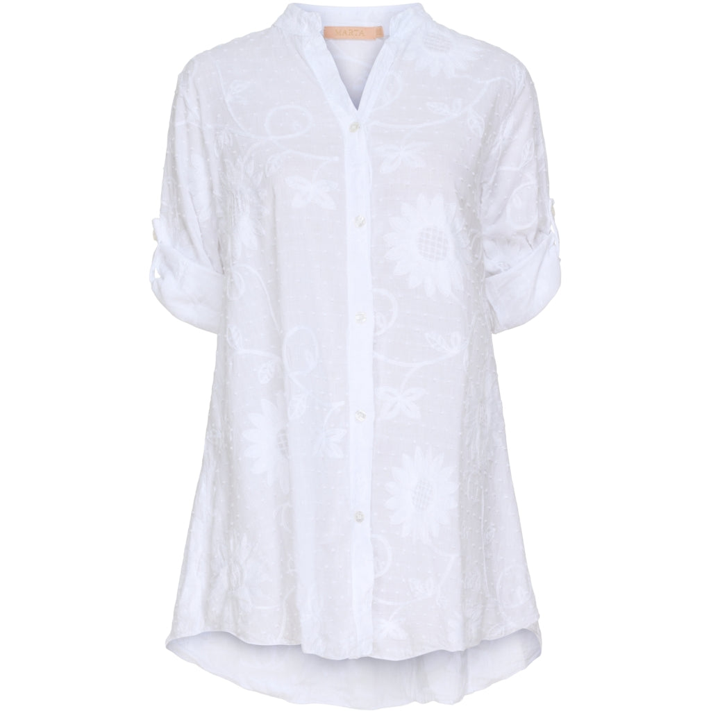 MARTA DU CHATEAU Marta du Chateau skjorte 2699 Restudsalg White Flower