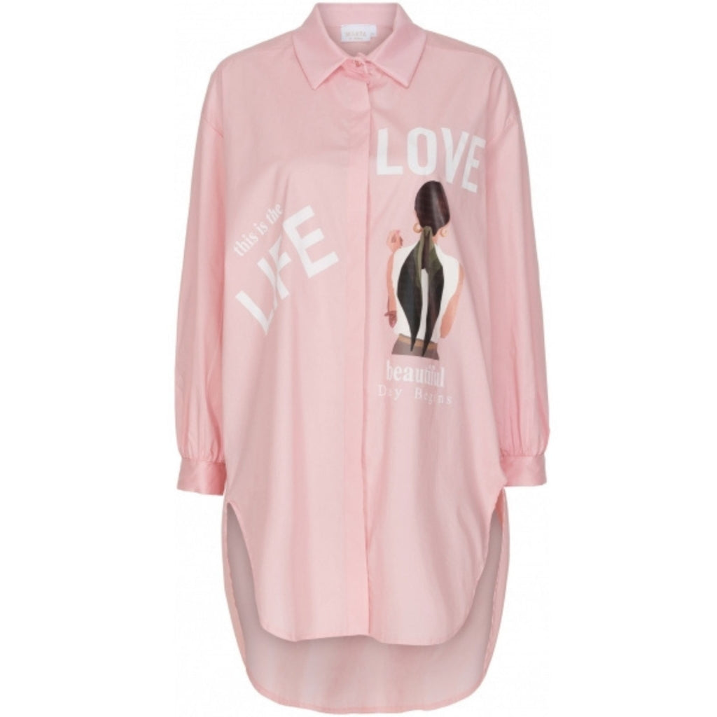 MARTA DU CHATEAU Marta du Chateau skjorte 83215-6 Restudsalg Rose