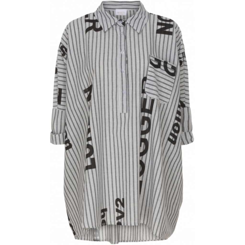 MARTA DU CHATEAU Marta du Chateau skjorte 85085 Shirt Grey