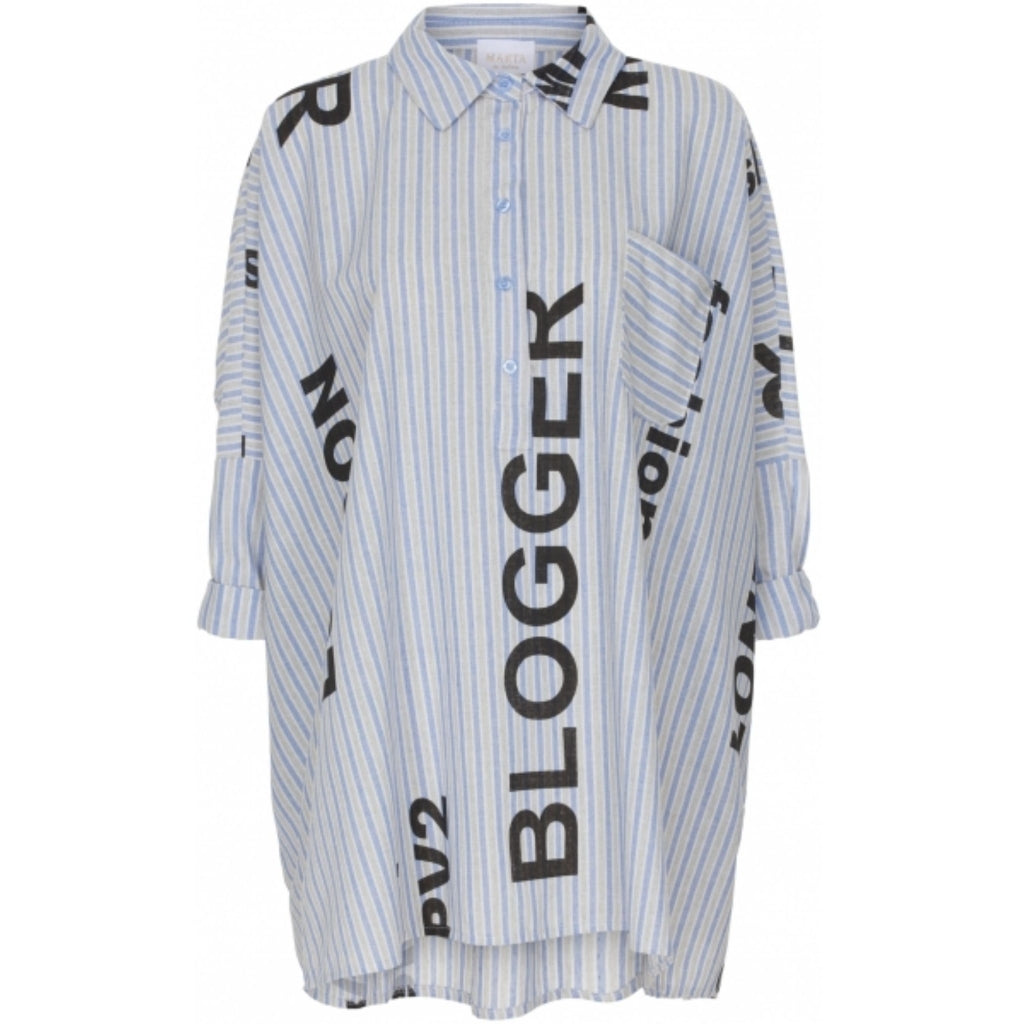 MARTA DU CHATEAU Marta du Chateau skjorte 85085 Shirt Light blue