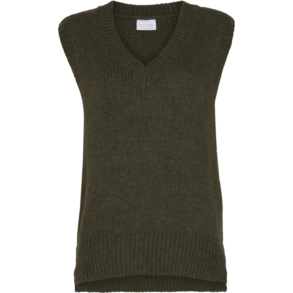 MARTA DU CHATEAU Marta du Chateau strik Vest 201138 Restudsalg Militairy
