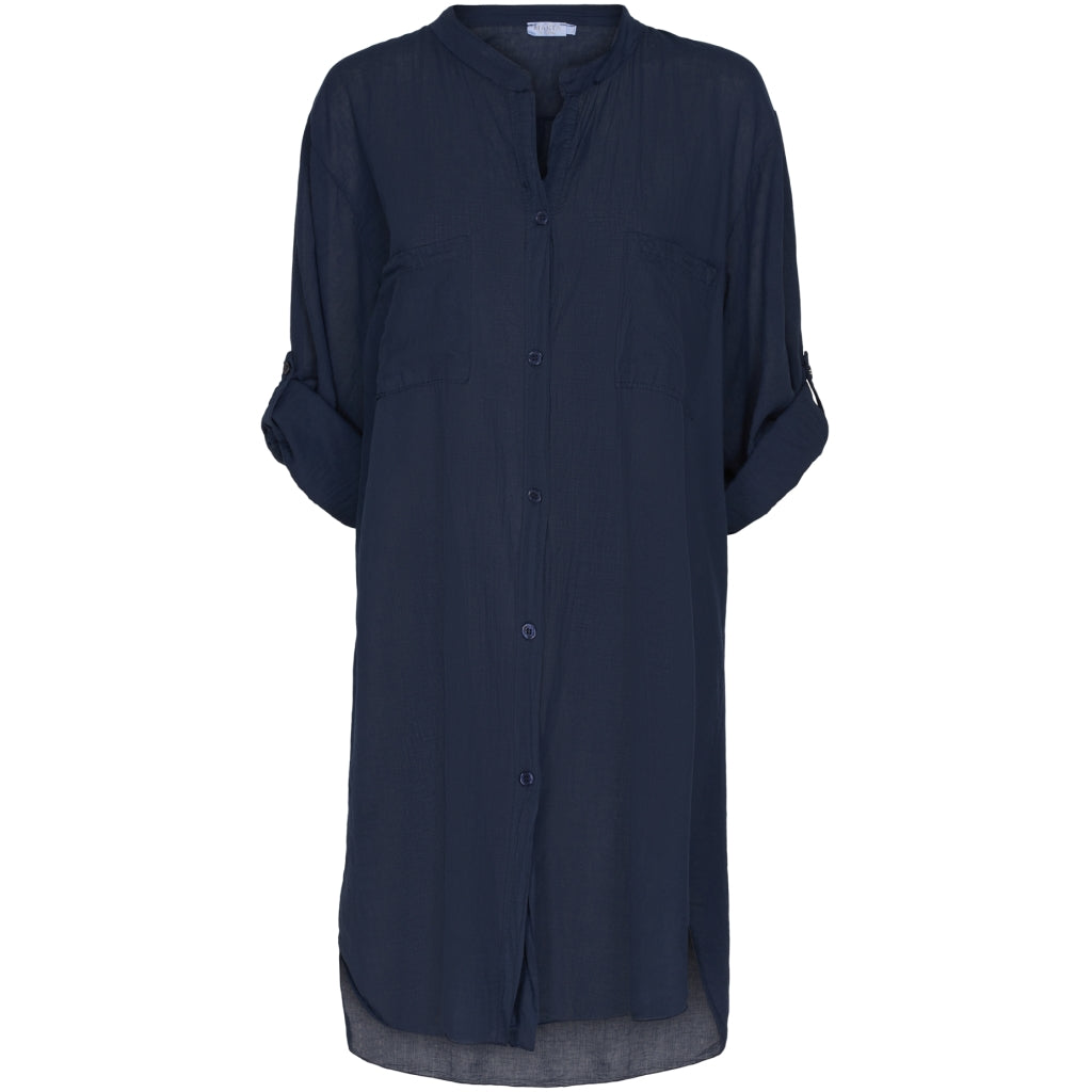 MARTA DU CHATEAU Marta du Chateau tunic 1666 Restudsalg Solid Blue