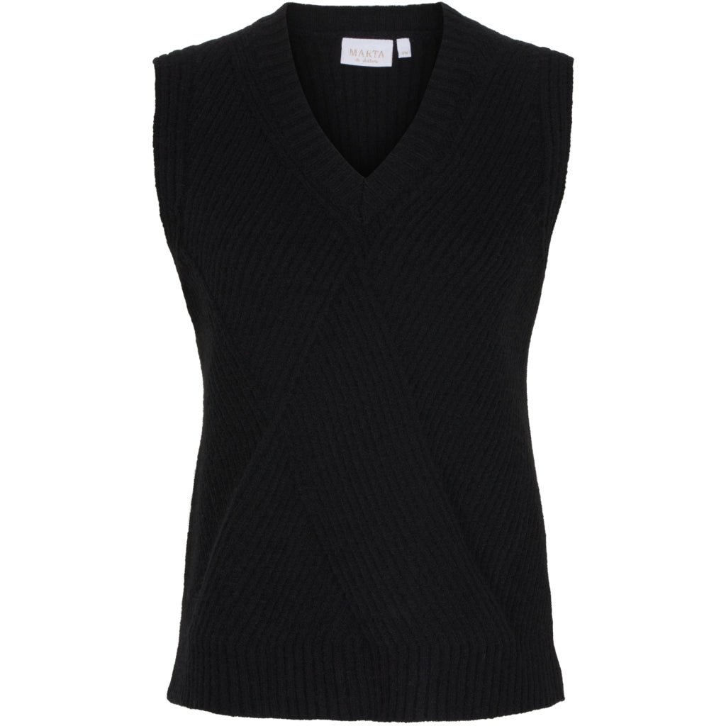 MARTA DU CHATEAU Marta du Chateau vest aw268 Vest Black