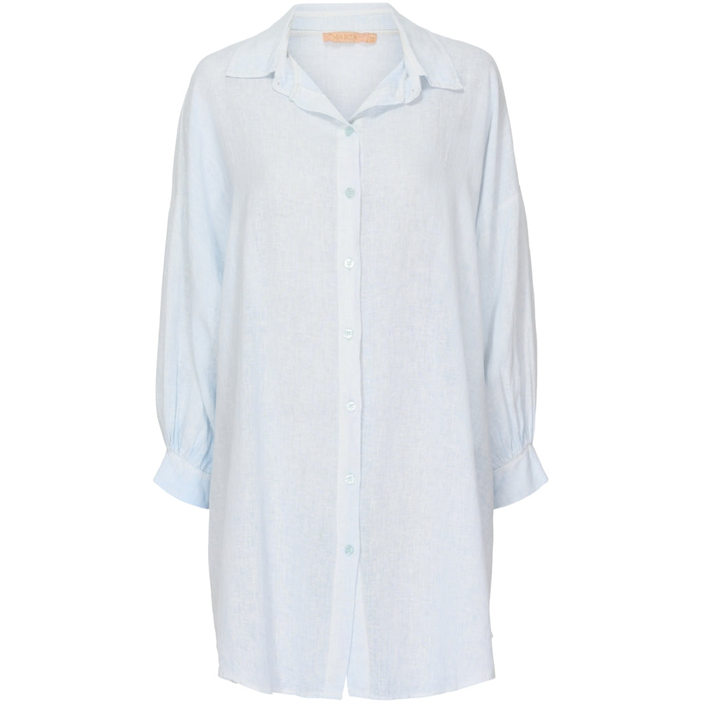MARTA DU CHATEAU Marta du chateau Dame Skjorte 4694 Restudsalg Light blue