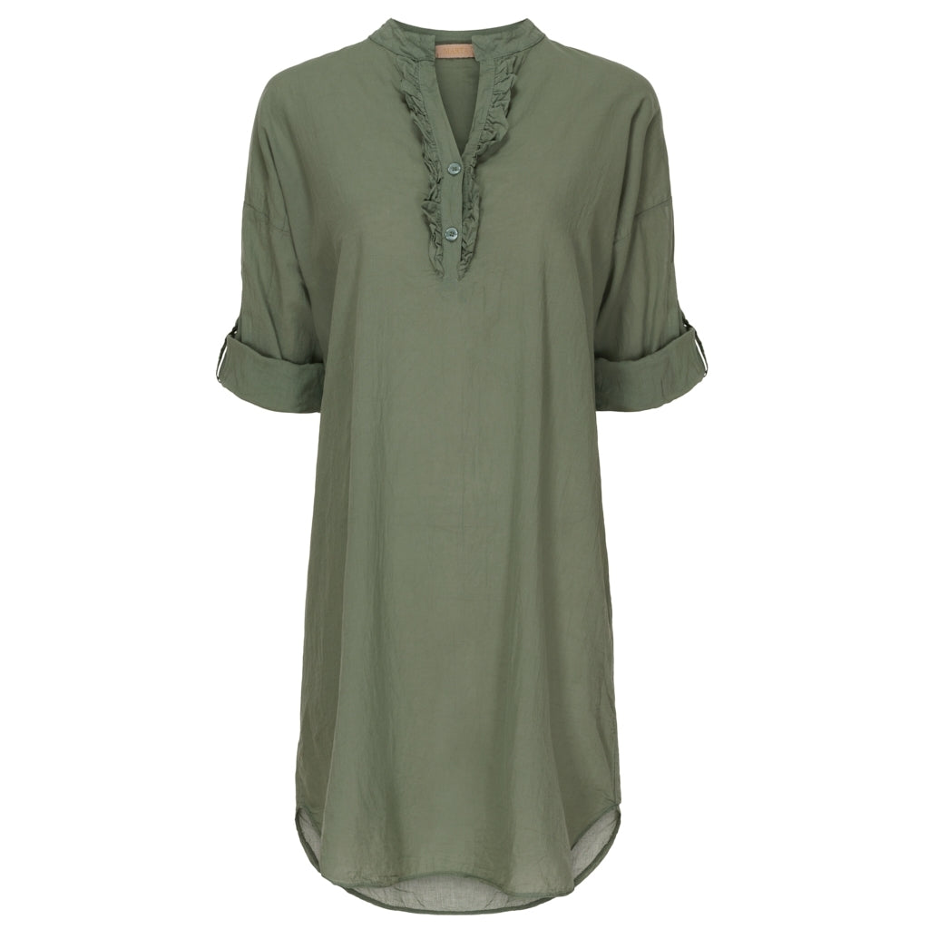 MARTA DU CHATEAU Marta du chateau Dame Tunika 3199 Restudsalg Khaki