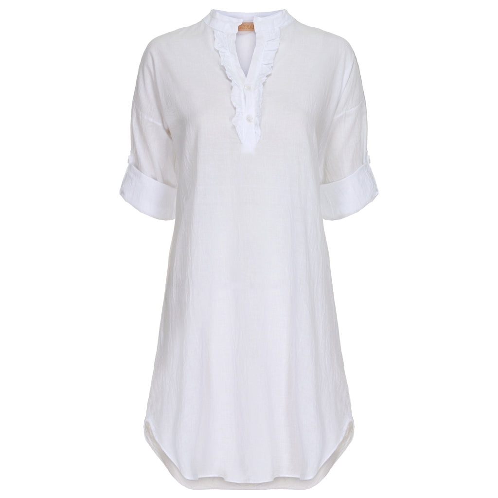 MARTA DU CHATEAU Marta du chateau Dame Tunika 3199 Restudsalg White