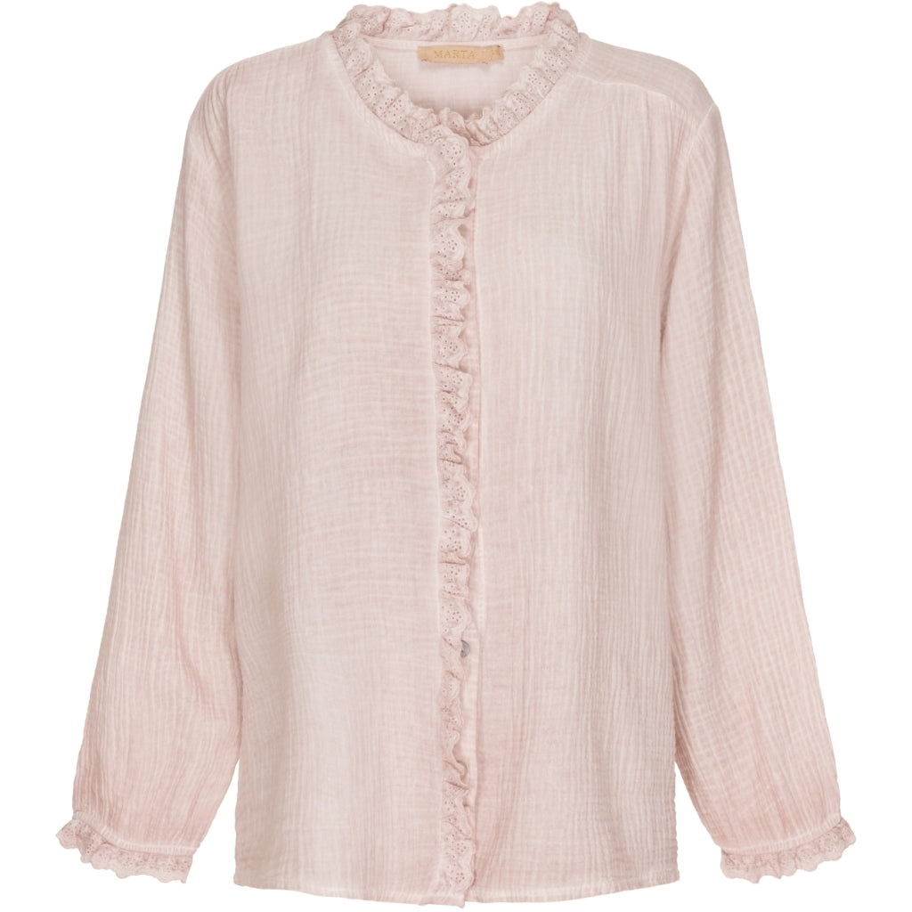 MARTA DU CHATEAU Marta du chateau dame bluse 4661 Restudsalg Rose