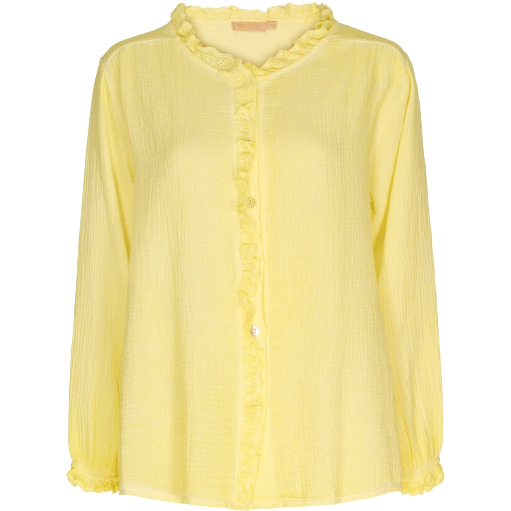 MARTA DU CHATEAU Marta du chateau dame bluse 4661 Restudsalg Yellow