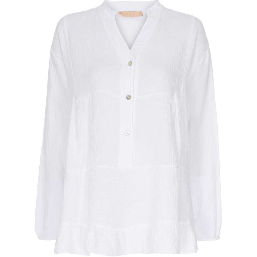 MARTA DU CHATEAU Marta du chateau dame bluse 4663 Restudsalg White