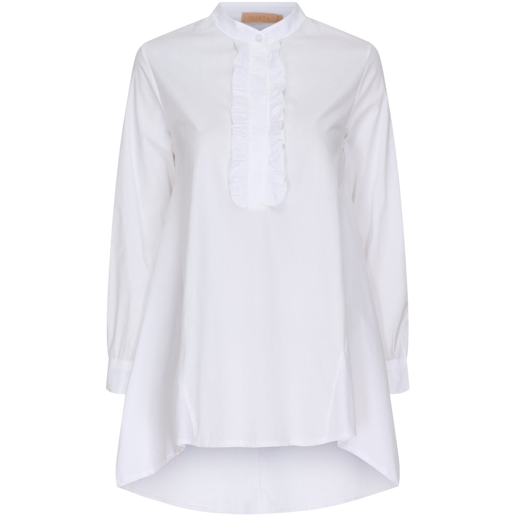 MARTA DU CHATEAU Marta du chateau dame skjorte 18171/18229 Restudsalg White