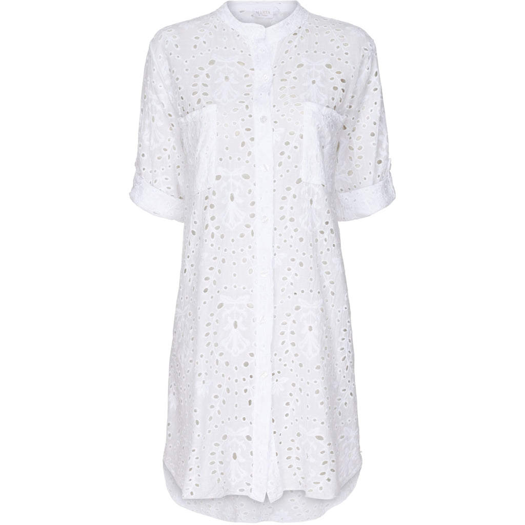 MARTA DU CHATEAU Marta du chateau dame skjorte 4438. Shirt White