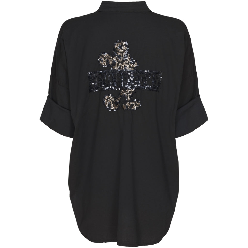 MARTA DU CHATEAU Marta du chateau dame skjorte 4446. Restudsalg Black