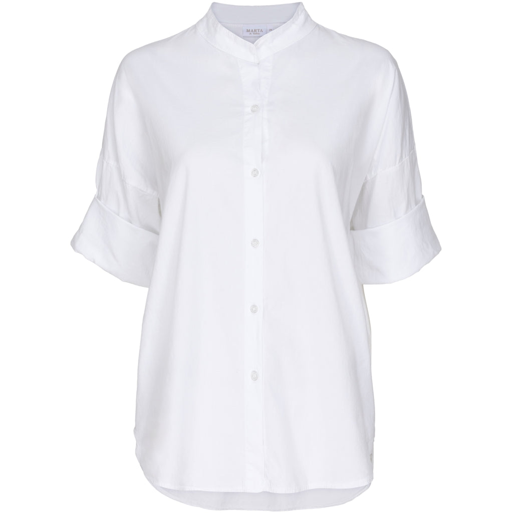 MARTA DU CHATEAU Marta du chateau dame skjorte 4446. Restudsalg White