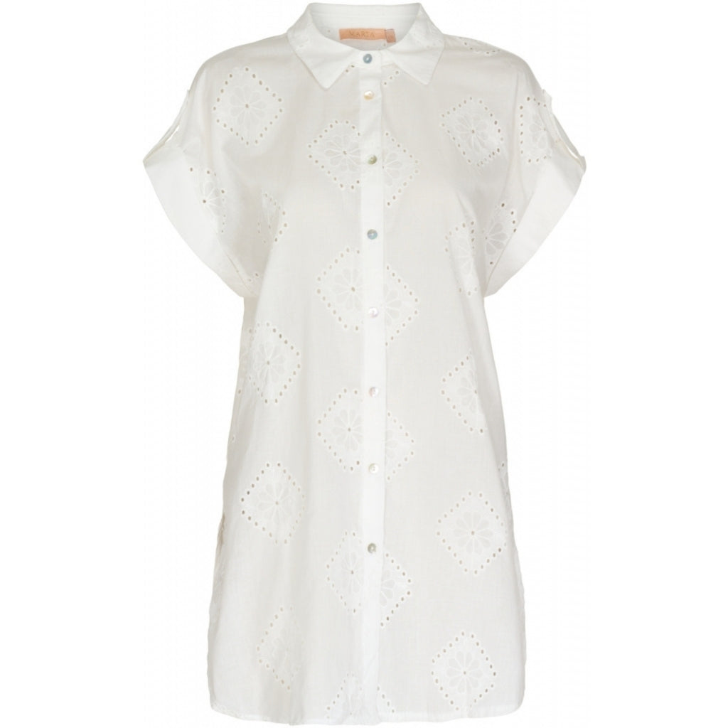 MARTA DU CHATEAU Marta du chateau dame skjorte 85937gz Restudsalg White