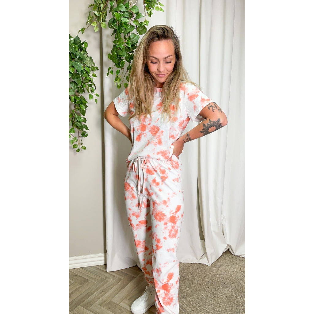 MARTA DU CHATEAU Marta du chateau dame sweatpants 9700 Restudsalg Coral