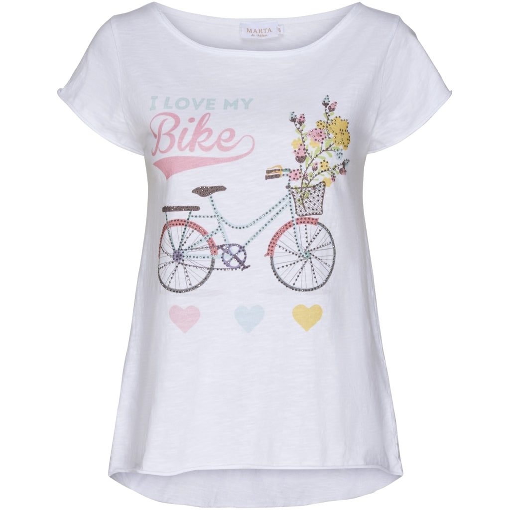 MARTA DU CHATEAU Marta du chateau dame tee 0301 D Restudsalg White