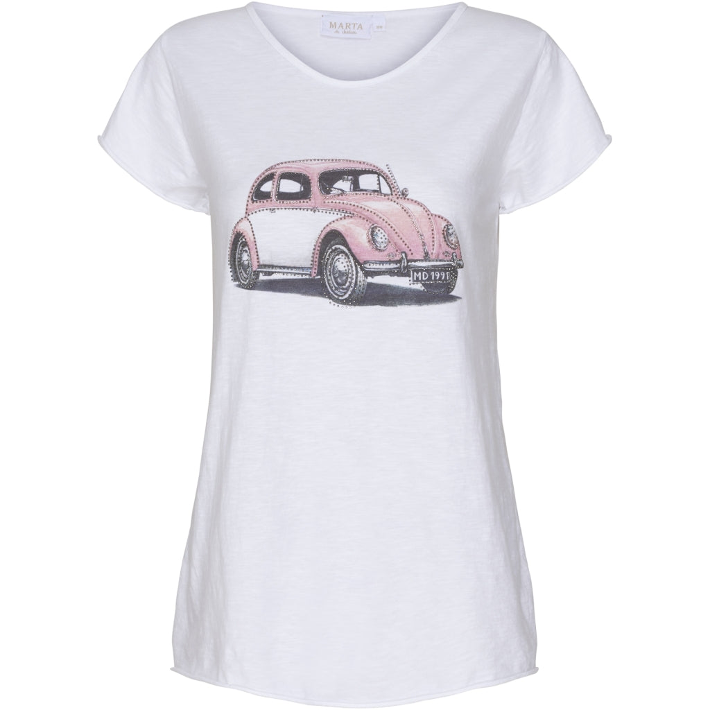 MARTA DU CHATEAU Marta du chateau dame tee 3895-A Restudsalg White